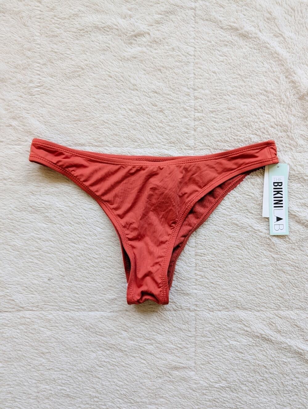 Bikini‎ Lab Orange Minimum Coverage Swim Bottoms